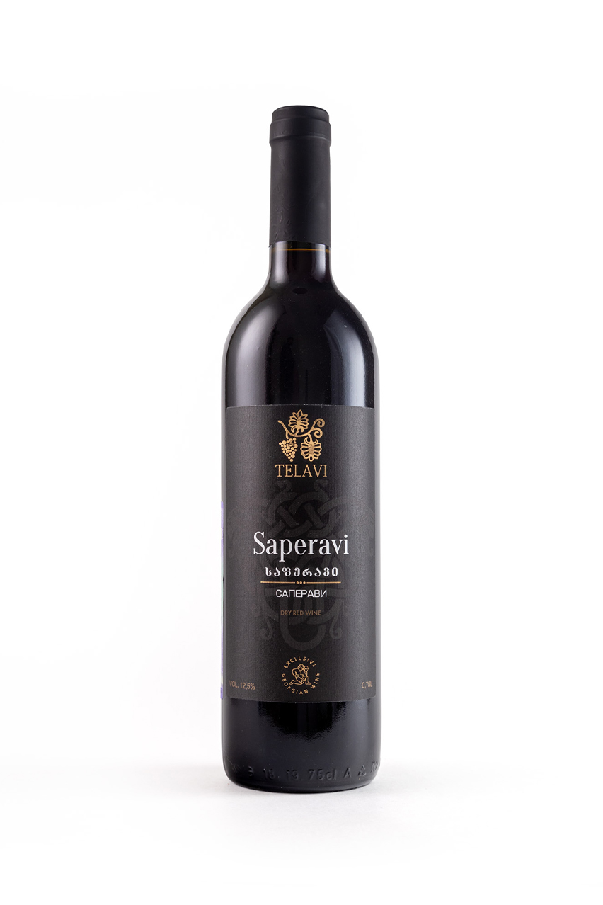 Вино Палавани Саперави, красное, сухое, 0.75л